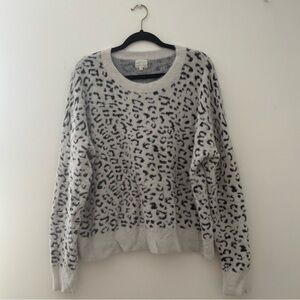 Dee Elly Women’s Leopard Print Sweater